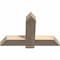Ekena Millwork Eugene Smooth Timber Gable Bracket, Douglas Fir, 36"W x 24"H x 3 1/2"D x 5 1/2"F, 16/12 Pitch GBW036X24X0406EUG00SDF - alternate 4